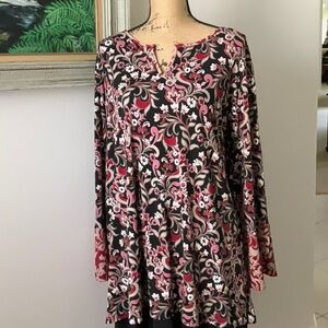 Susan Graver Border Print Tunic